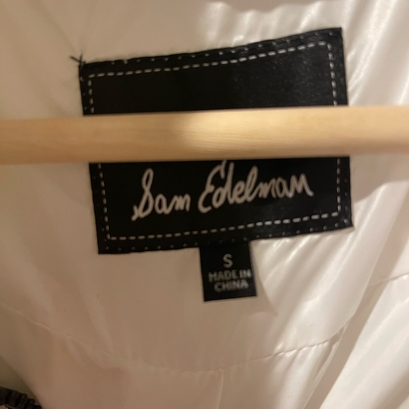 Sam Edelman White Freestyle Down Puffer Jacket Medium - Picture 3 of 3